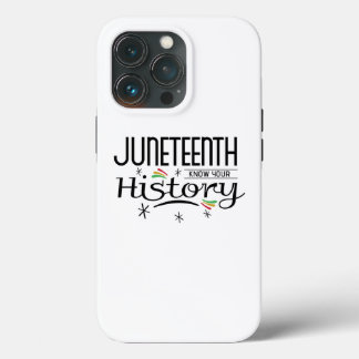 Juneteenth, Freedom of African American. iPhone 13 Proケース