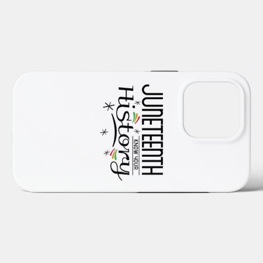 Juneteenth, Freedom of African American. Case-Mate iPhoneケース (裏面 (横))