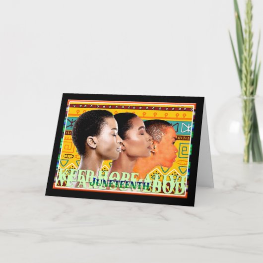 Juneteenth Hope & Heritage  シーズンカード (正面)