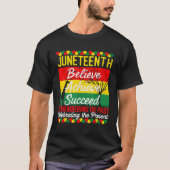 Juneteenth Is My Independence Day Black Pride Mela Tシャツ (正面)