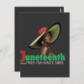 Juneteenth June 19, 1865 - Historical Commemoratio ポストカード (正面/裏面)