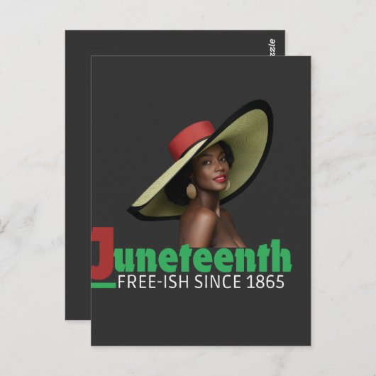 Juneteenth June 19, 1865 - Historical Commemoratio ポストカード (正面/裏面)