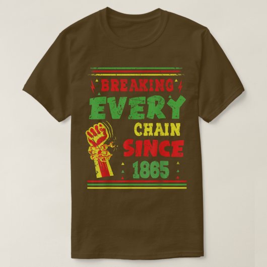 Juneteenth June 19 1865 Juneteenth Freedom Day fre Tシャツ (デザイン正面)