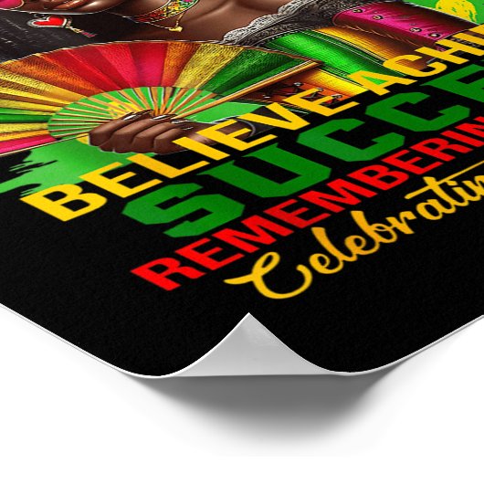 Juneteenth Remembering The Past Celebrating The Pr ポスター (角)