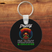 Juneteenth shirts women black history black キーホルダー (正面)