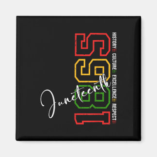 Juneteenth Shirts Women Men African American Junet マグネット