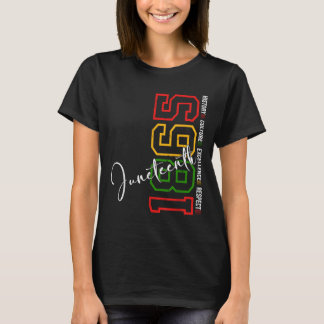 Juneteenth Shirts Women Men African American Junet Tシャツ
