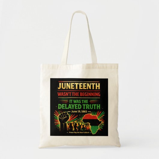 Juneteenth Tote Bag  トートバッグ (正面)