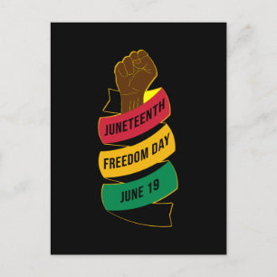 Juneuch Freedom Day Black Historyマウスパッド ポストカード