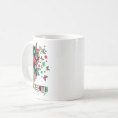 Juneuch History Freedom Butterfly Melanie Black コーヒーマグカップ (正面左)