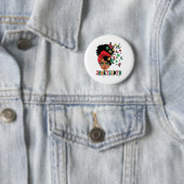 Juneuch History Freedom Butterfly Melanie Black 缶バッジ (インサイチュ)