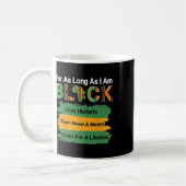 Juneui Shirt 祝's Black Freedom African コーヒーマグカップ (左)