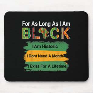 Juneui Shirt 祝's Black Freedom African マウスパッド