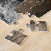 Juney Whank Falls at Smoky Mountains ジグソーパズル (側面)