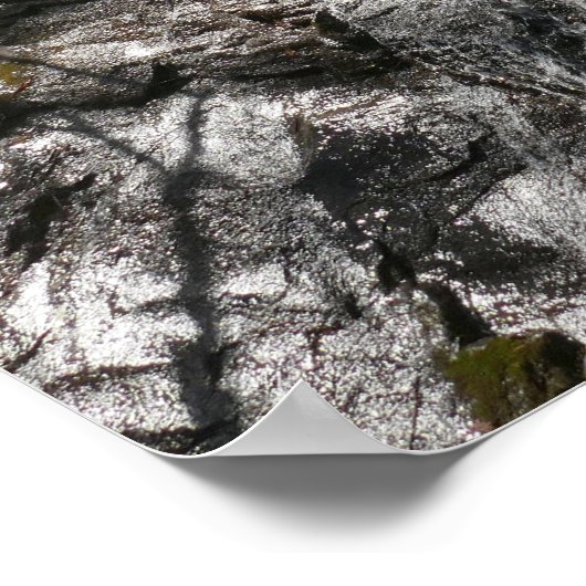 Juney Whank Falls at Smoky Mountains ポスター (角)