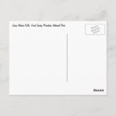 Juney Whank Falls at Smoky Mountains ポストカード (裏面)