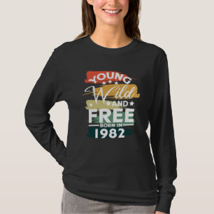 Jung Wild Free 生まれ 1982 Tシャツ
