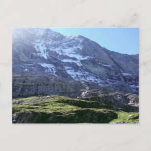 Jungfrau地域の高斜面 ポストカード