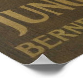 Jungfrau電車の旅行ヴィンテージスイスのポスター ポスター (角)