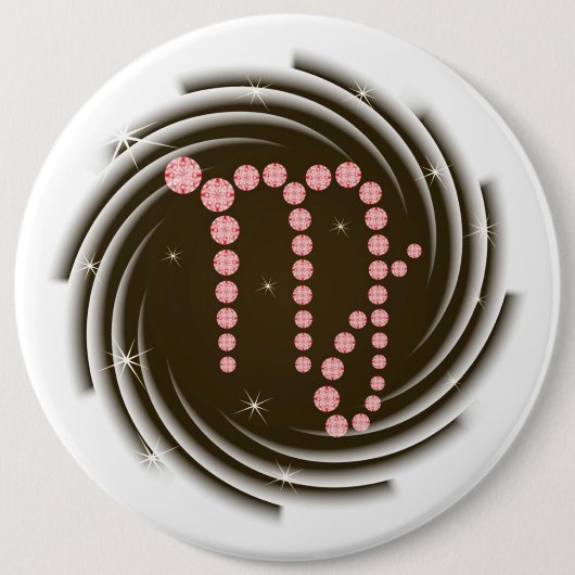 Jungfrau 23.威厳がある bis 23.9月ボタン 缶バッジ (正面)