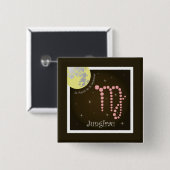 Jungfrau 23.威厳がある bis 23.9月ボタン 缶バッジ (正面&裏面)