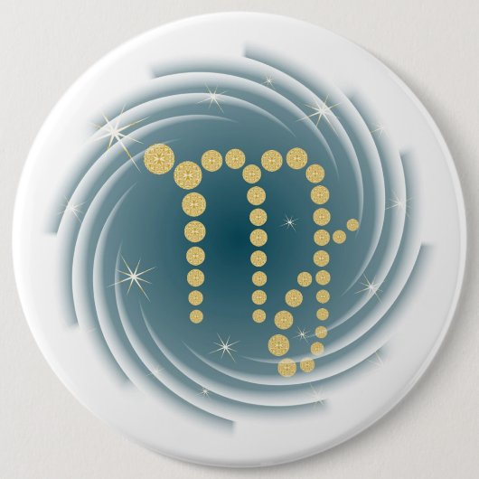 Jungfrau 23.威厳がある bis 23.9月ボタン 缶バッジ (正面)