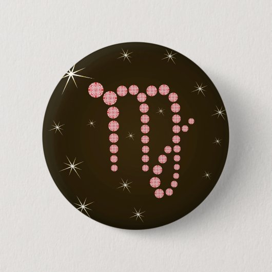 Jungfrau 23.威厳がある bis 23.9月ボタン 缶バッジ (正面)