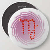 Jungfrau 23.威厳がある bis 23.9月ボタン 缶バッジ (正面&裏面)