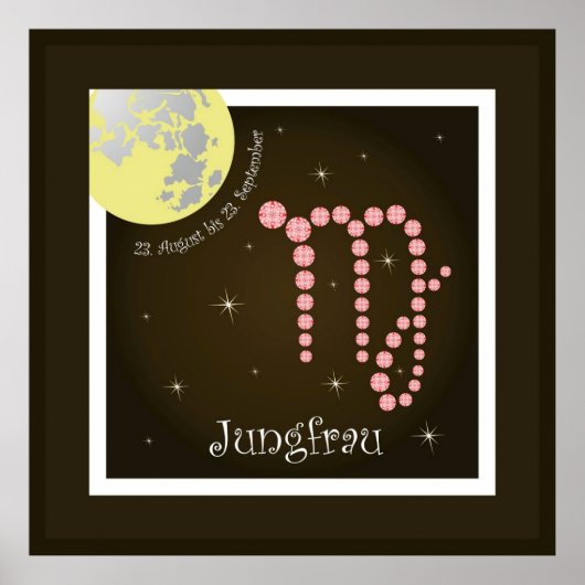 Jungfrau 23.威厳がある bis 23.9月ポスター ポスター (正面)