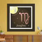 Jungfrau 23. August bis 23. September Leinwand キャンバスプリント (インサイチュ (リビング))