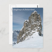 Jungfraujoch,スイスハガキ ポストカード (正面/裏面)