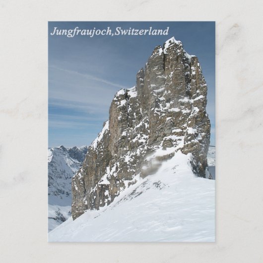 Jungfraujoch,スイスハガキ ポストカード (正面)