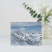 Jungfraujoch，スイスハガキ ポストカード (スタンド正面)
