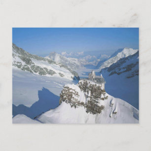 Jungfraujoch、ヨーロッパのトップ ポストカード