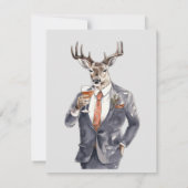 Junggesellenabschied Einladung Männer Vorlage 案内状 (裏面)