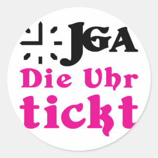 junggesellenabschied / hochzeit ラウンドシール