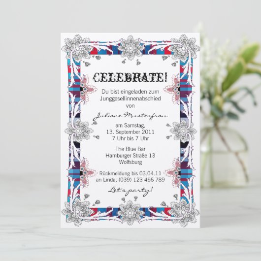 Junggesellinnenabschied Deutsche Version 招待状 (スタンド正面)