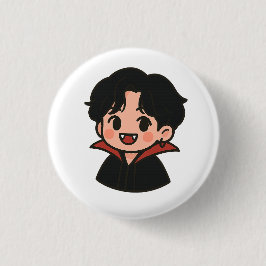 Jungkook風ヴァンパイアピンバッジ – K-Popコレクション 缶バッジ