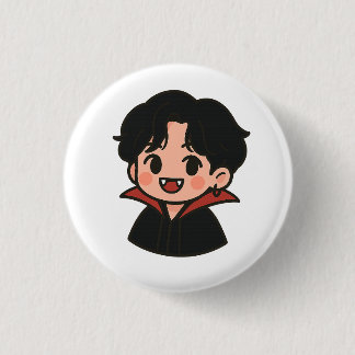 Jungkook風ヴァンパイアピンバッジ – K-Popコレクション 缶バッジ
