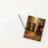 Jungle Alphabet Letter H Howler Monkey Educational ノートブック (内部)