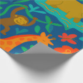 Jungle animals ラッピングペーパー (角)