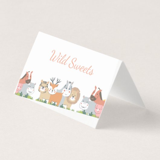 Jungle Animals Gender Reveal - Baby Shower (正面)