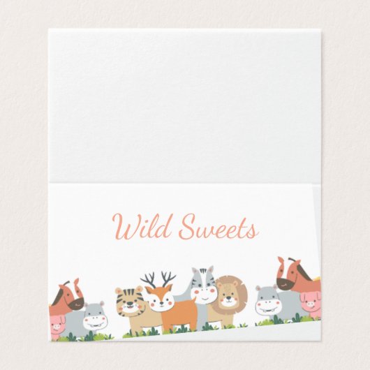 Jungle Animals Gender Reveal - Baby Shower (外部フラット)