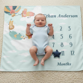 Jungle Animals Neutral Baby Blanket タペストリー