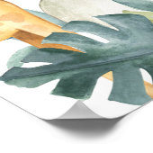 Jungle Animals Neutral Baby Shower Welcome ポスター (角)