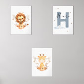 Jungle Animals Safari Baby Animals Nursery (正面)