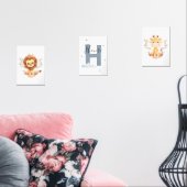 Jungle Animals Safari Baby Animals Nursery (リビング)