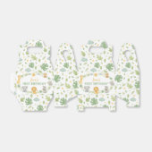 Jungle Animals Safari Wild One Birthday Favor Box フェイバーボックス (折り畳みなし)