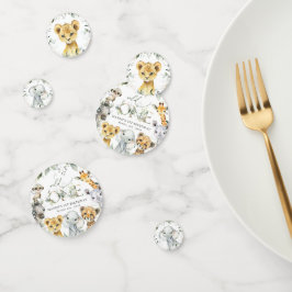 Jungle Animals, Safari, Wild One, First Birthday コンフェッティ