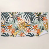 Jungle Bloom Beach Towel ビーチタオル (正面)